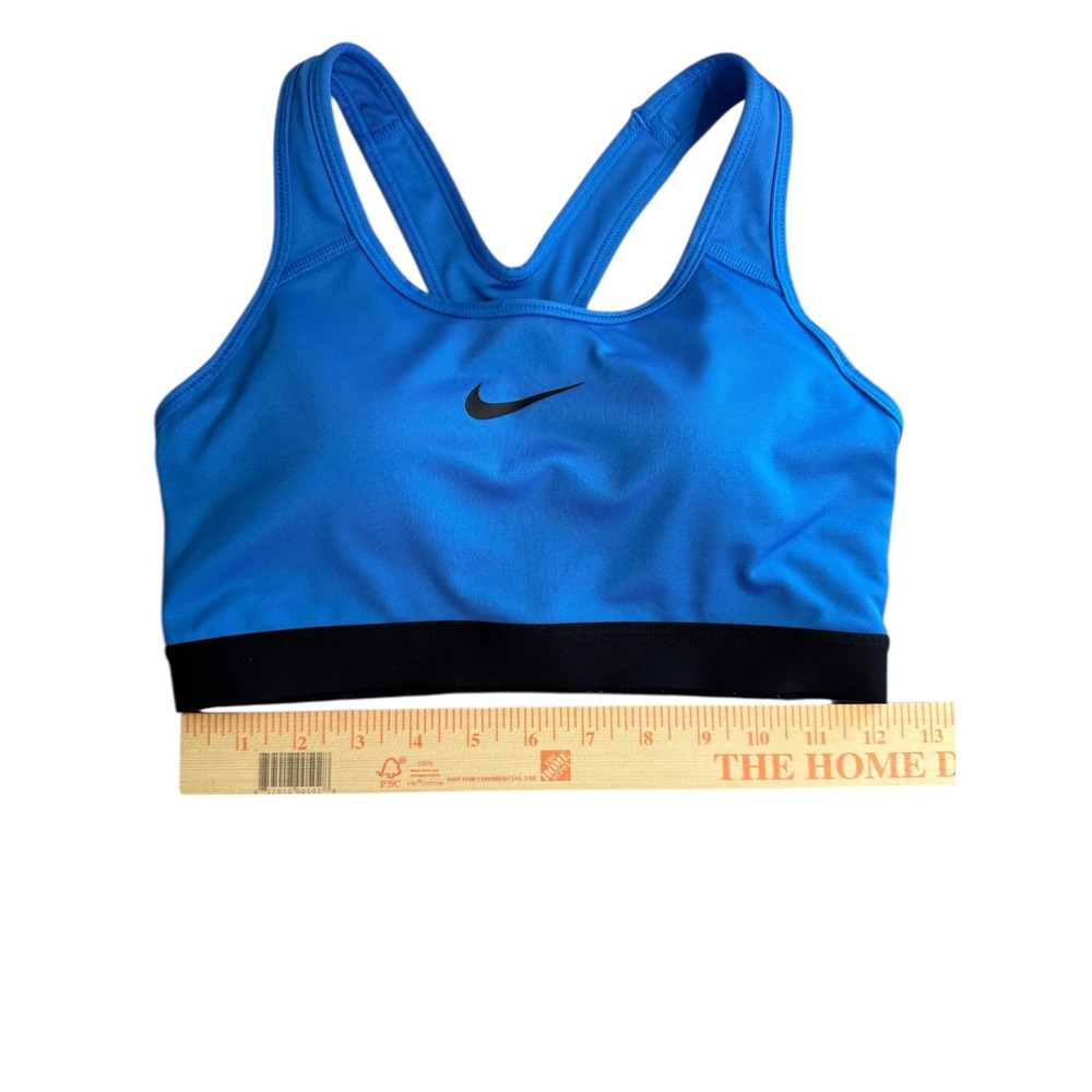 Nike Dri Fit Blue Racerback Sports Bra Medium‎ - Picture 2 of 10